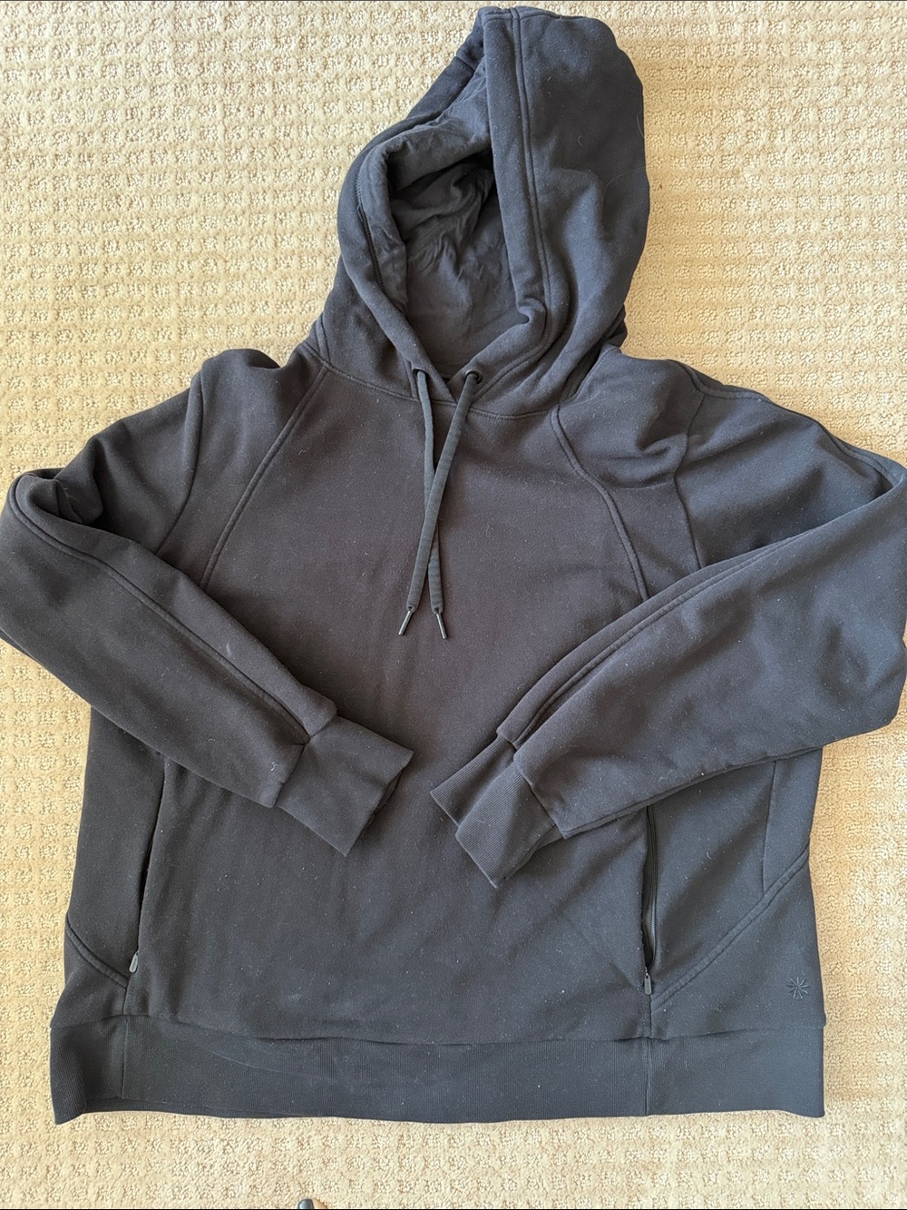 Athleta Black Men's Pullover Hoodie